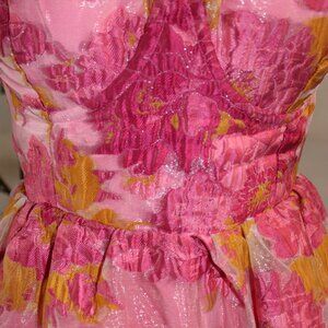 Floral Bustier Midi Dress